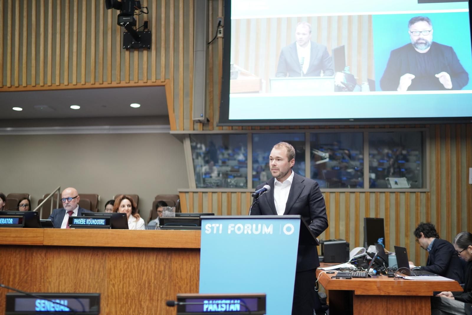 SustainabilityReports.com at the UN STI Forum 2026 Dr. Kees Krul presenting SustainabilityReports.com at the United Nations Science, Technology and Innovation (STI) Forum 2026 at UN Headquarters in New York